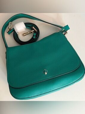 ♠️ Kate Spade Polly Medium Leather Shoulder Bag